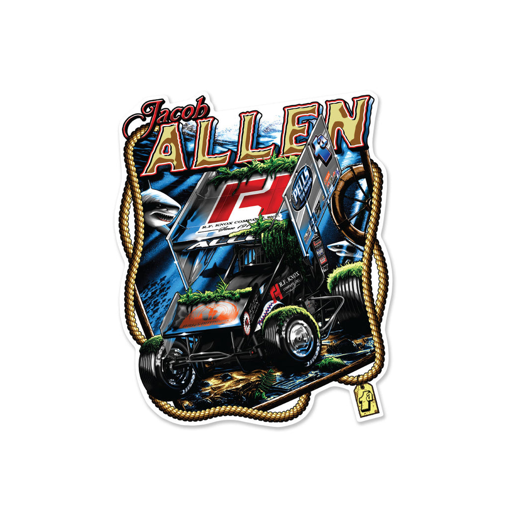 Sunken Sprint Car Decal